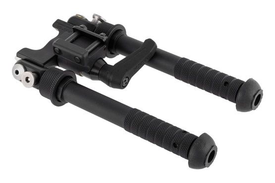 Atlas BT65 CAL Bipod Gen 2 with Rail Clamp features the original KMW Pod-Loc lever
